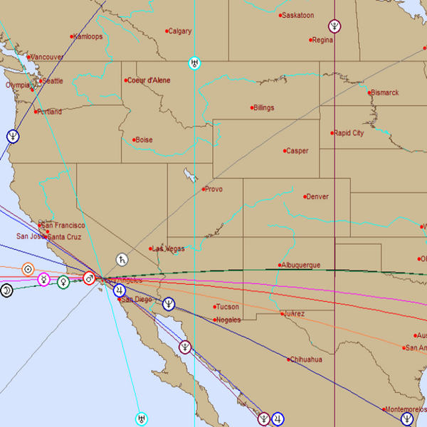 Astrolocality Map Report*